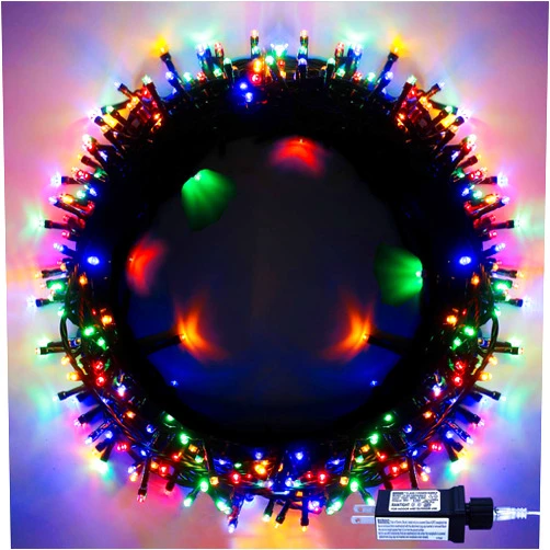 Kweida Outdoor Multicolor Christmas Tree String Lights, 320 LED 35m/115ft Indoor Waterproof 8 Modes Fairy Twinkle Lights End-to-End Plug in, for Christmas Tree Wedding Party Home Patio Decoration (Colorful)