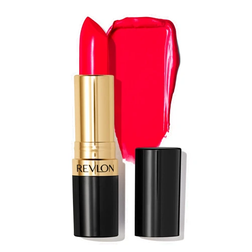 Revlon Lipstick, Super Lustrous Lipstick, Creamy Formula For Soft, Fuller-Looking Lips, Moisturized Feel, Cherry Blossom (028), 0.15 oz