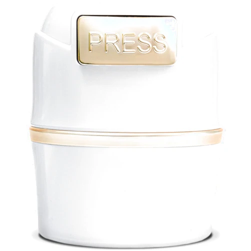 Lyon Lash Glue Storage Container, White Gold, Airtight Adhesive Holder for Eyelash Extension Glues, Sealed Jar/Tank/Box/Bottle, Lashes Extensions Supplies