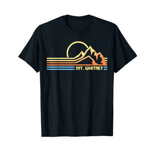 Mt Whitney California hiking shirts Mount Whitney California hiking hiker climbing T-Shirt