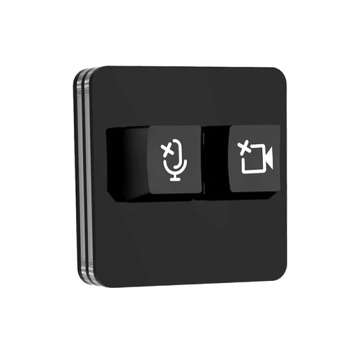 ANLINKSHINE USB Meeting Mute Button Compatible with Zoom Meeting/Mechanical Keyboard Mute Controller (Windows-System)