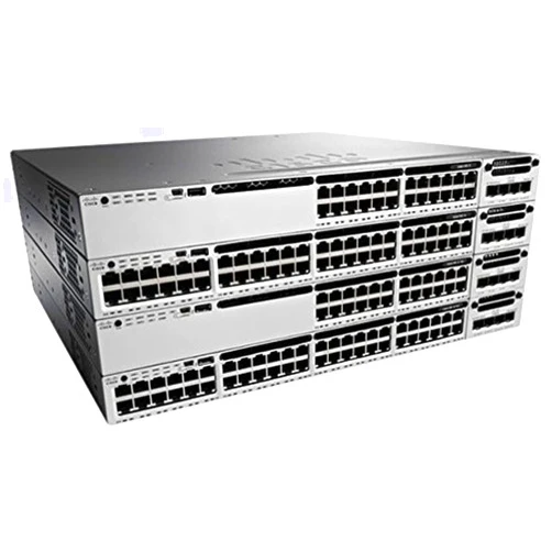 Cisco WS-C3850-48P-S Catalyst 3850 48-Port 1GB PoE+ RJ-45 Switch (Renewed)