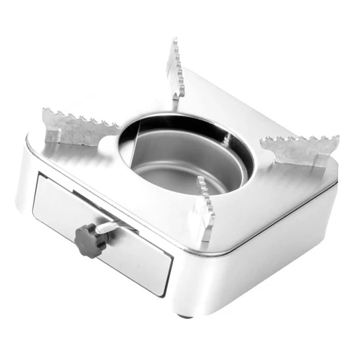 HERCHR Alcohol Stove,Outdoor Camping Hiking Alcohol Stove for Backpacking,Stainless Steel Mini Portable Alcohol Stove for Home Outdoor Picnic Camping