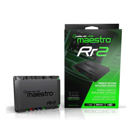 Idatalink Maestro ADS-MRR2 Universal Radio Replacement and Steering Wheel Interface - Retain Factory Features & Display Engine Performance Info on Touchscreen When Installing Maestro-Ready Head Unit