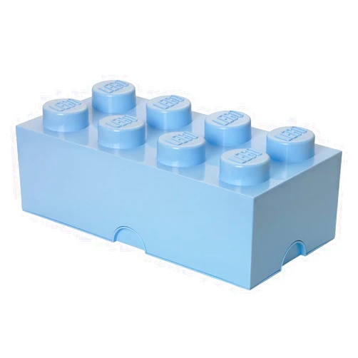 LEGO Room Copenhagen 8 LEGO Brick Box, Light Blue, Brick 8 (40040636)