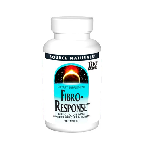 Source Naturals Fibro-Response Bio-Aligned Malic Acid & MSM,90 Tablets