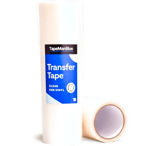 TapeManBlue Clear Transfer Tape for Vinyl - 12
