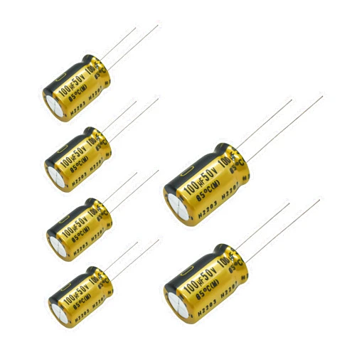 Nichicon FG 50V 6 pcs Nichicon FG Capacitors 50V 100uf Audio Grade