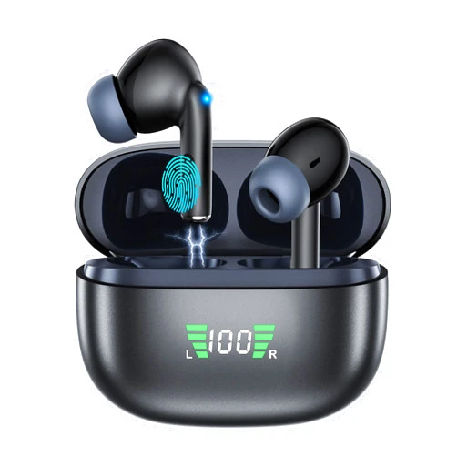 R'hllor AI Real-Time Translation Earbuds,Two Way Real-time Translator Earbuds,144 Languages,Noise Reduction,Audifonos Traductores Inglés Español,with Bluetooth Translating Earbuds for Travel Business Learning