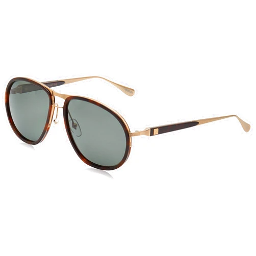 Alfred Dunhill SDH096M-8FTP SUNGLASSES - POLARIZED FASHION SUN GLASSES DUNHILL HAVANA OSCURO - DORADO MATE MAN SDH096M-8FTP