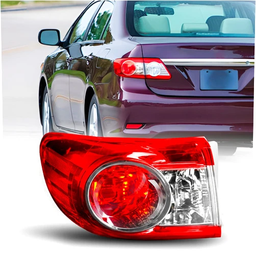 AUTOONE For Toyota Corolla Tail Lights Assembly, Tail Lamp Assembly Fit for 2011-2013 Corolla Rear Factory OEM Driver Side, Without Bulbs