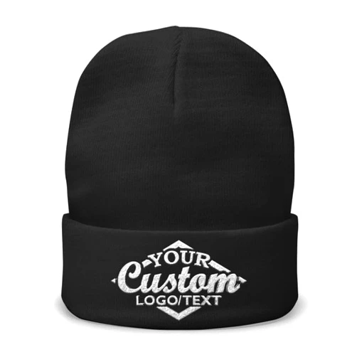 PIVOI Custom Beanie Hat Personalized Embroidered Beanie Cap for Women and Men Design Logo Text Acrylic Gift Winter Soft Warm Beanie