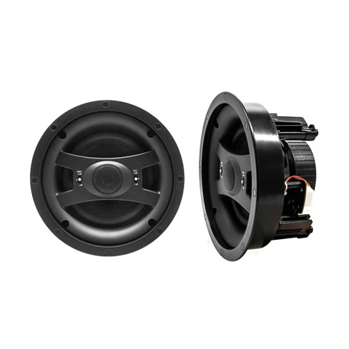 Earthquake Sound ECS6.5 Edgeless Series In-Ceiling Speakers (Black, Pair)