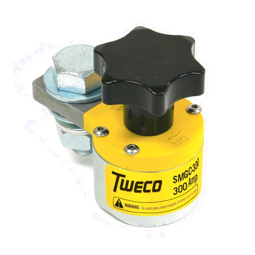 Tweco 9255-1061 Switchable Magnetic Ground Welding Clamp, 300-Amp
