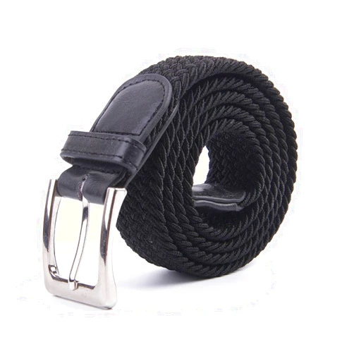 Gelante Canvas Elastic Fabric Woven Stretch Multicolored Braided Belts