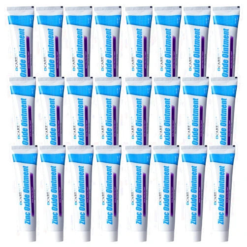 CareAll Zinc Oxide 20% Skin Protectant Barrier Ointment 2 oz (24 Pack), Relieves, Treats and Prevents Minor Skin Irritations due to Diaper Rash. Helps Seal Out Wetness. Protects Chafed Skin.