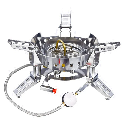 Bulin Backpacking Stove 3800W/5800W/6800W/18000W Camping Gas Stove Portable Camp Stove Folding Lightweight Windproof Propane Stove for Outdoor Camping Hiking