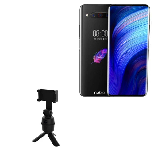 BoxWave Stand and Mount for ZTE Nubia Z20 (Stand and Mount PivotTrack Selfie Stand, Facial Tracking Pivot Stand Mount for ZTE Nubia Z20 - Jet Black