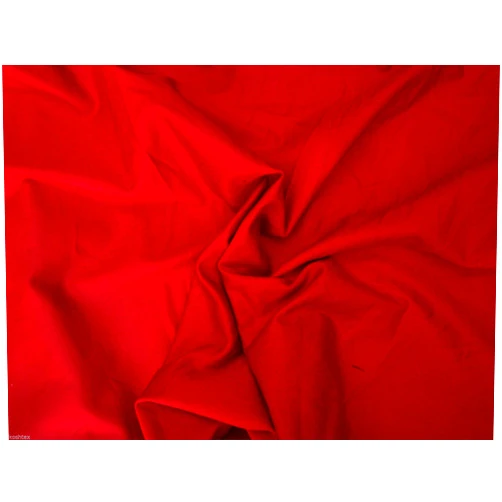 Koshtex Inc. Red Cotton Twill Spandex Fabric by The Yard 4 Way Stretch (Chino Material)