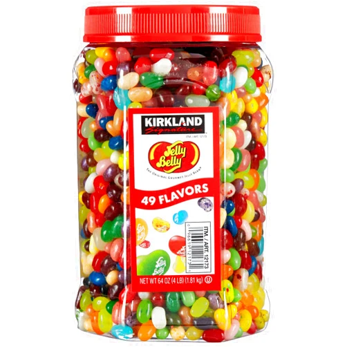 Kirkland Signature Signature Jelly Belly Jelly Beans, 4-Pound (Packing May Vary)