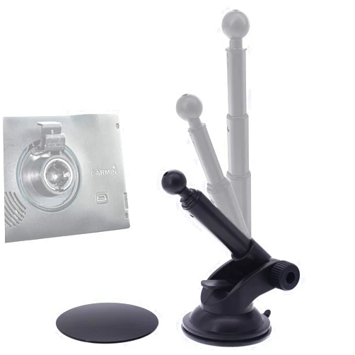 ISaddle for Garmin GPS Dash Mount Holder/w Semi-Auto Telescopic Arm - Car Windshield/Dashboard Suction Holder for Garmin Nuvi Drivesmart Drive Dezl Zumo Driveassist DriveLuxe StreetPilot RV