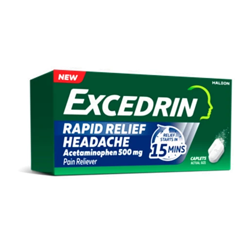 Excedrin Rapid Relief Headache Caplets - 160 ct