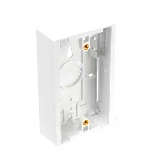 Leviton 42777-1WB Surface Mount Backbox, Single Gang, White, 1.45