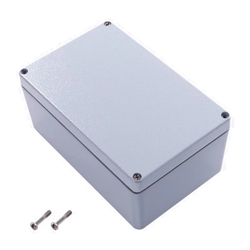 Fielect Aluminum Enclosure Project Box Waterproof IP65 Metal Junction Box Universal Electrical Project Enclosure Box, 7.40