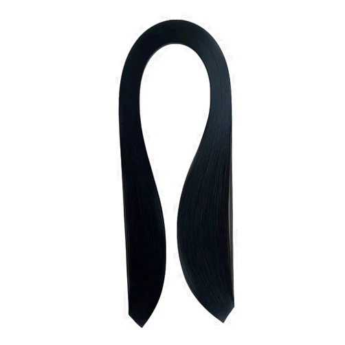 ODETOJOY Quilling Strips 5mm Black Paper Quilling Set Strips Solid Color Origami Paper DIY Hand Crafts Quilling Paper Strips by ODETOJOY