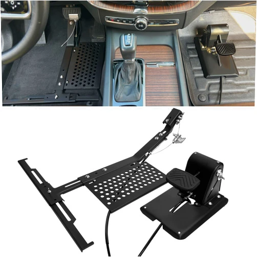 OceanicEcho Passenger Side Brake Pedal for Driver Assist Device - Training Brake Pedal with Base Bracket, Easy to Instal lIdeal for Student and New Drivers Learning to Drive a Car Safely