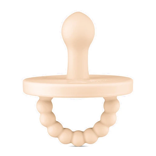 Ryan & Rose Cutie PAT Pacifier Teether (Bulb, Tan)