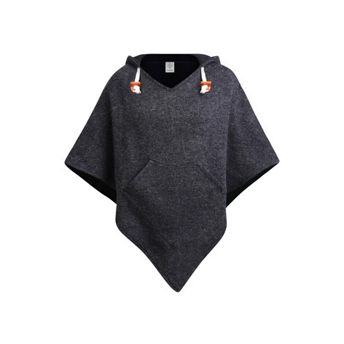 virblatt - Poncho Men and Poncho Women | Wool & Fleece | Wool Poncho Men |unisex| Mens Poncho warm hooded Pancho Winter