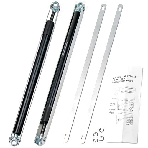 Sconva 36-80 Standard Strut Kit for Werner Aluminum Attic Ladders AH2210, AH2210B, AH2210K, AH2210CA, AH2510, AH2510B, AH2510K, AH2512, AL2210, AE2210 Replacement Parts - 1 Pair