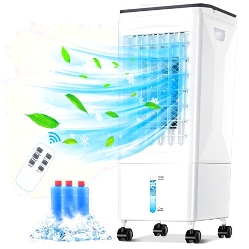 SUPALAK Portable Air Conditioners, 3-IN-1 Evaporative Air Cooler, Portable AC Unit w/ 3 Wind Speeds & 7H Timer, 60° Oscillation Room Air Conditioner portable for Home Office Kitchen Garage