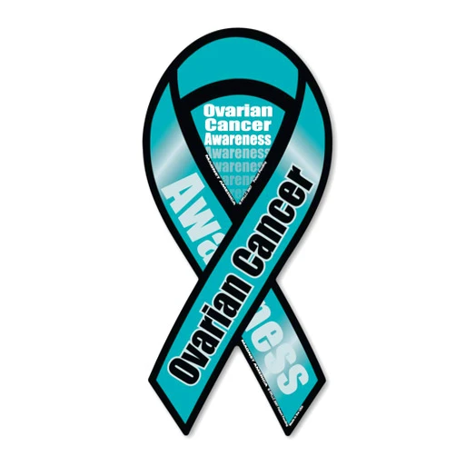 Magnet America Ovarian Cancer Awareness 2-in-1 Ribbon Magnet by Magnet America Is 8