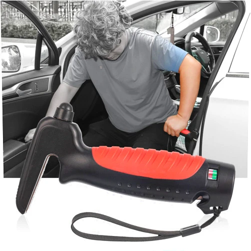 JFMkaer 4 in 1 Car Handle Assist for Elderly Car Door Handle - Multifunction Car Transfer Aid - Help Elderly Get Out of Car, Auto Cane Portable Vehicle Support Handle for Seniors, Handicapped, Max 450 Pounds