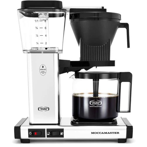 Technivorm Moccamaster Moccamaster 53941 KBGV Select 10-Cup Coffee Maker, Polished Silver, 40 ounce, 1.25l 40 ounce, 10-Cup, 1.25L Polished Silver
