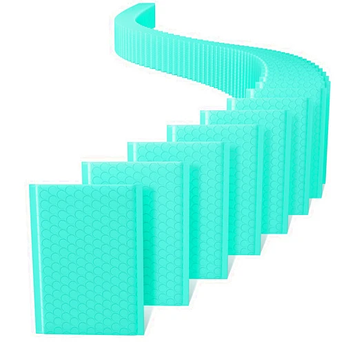 Metronic Teal Bubble Mailers 4x8 Inch 100 Pack Usable Size 4x7