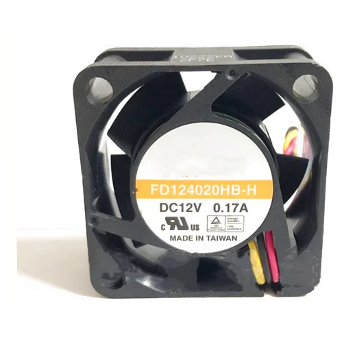 FD124020HB-H for FD124020HB-H 12V 0.17A 40X40X20MM 3-Wire Cooling Fan