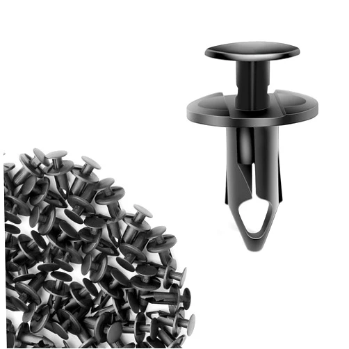 Frokom 100pcs 8mm Hole Size Nylon Car Bumper Retainer Clips Push Type UTV ATV Fender Push Clips for Toyota 52161-02020 52161-16010,GM 21030249 Ford N807389S