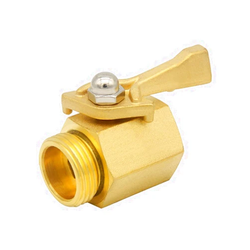 Hooshing Garden Hose Shut Off Valve Heavy Duty Brass 3/4