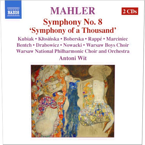 Antoni Wit (Artist, Conductor), G. Mahler (Artist), Gustav Mahler (Composer), Warsaw Philharmonic Orchestra (Orchestra), Ewa Marciniec (Performer), Barbara Kubiak (Performer), Warsaw Boys' Choir (Performer), Warsaw National Philharmonic Choir (Performer), Wojciech Drabowicz (Performer), Marta Boberska (Performer), Timothy Bentch (Performer), The Choir of Stefan Wyszynski University in Warsaw (Performer), Jadwiga Rappe (Performer), Izabella Klosinska (Performer), Polish Radio Chorus Cracow (Performer), Piotr Nowacki (Performer) & 13 more Format: Audio CD MAHLER: Symphony No. 8, 