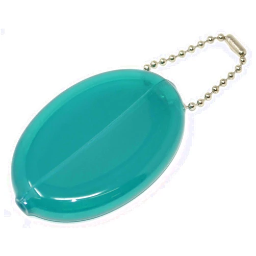 Quikey Quikoin Original Oval Sof-Touch Squeeze Coin Purse Made in USA