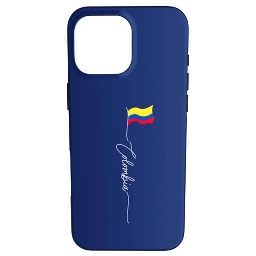 Colombia Flag Gifts for Colombian Patriots Abroad iPhone 16 Pro Max Colombia, flag of Colombia, patriotic Colombian flag Case