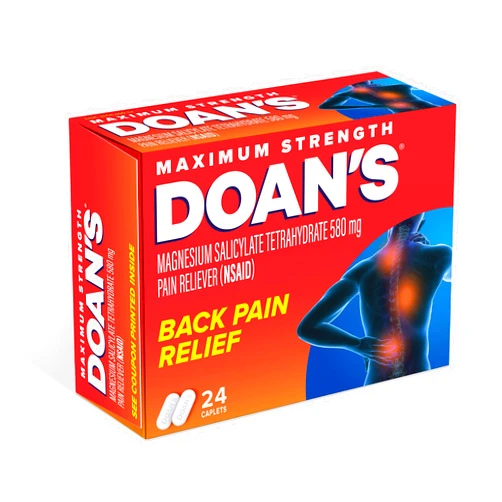 Doans Extra Strength Pain Reliever Caplets, 24 Count