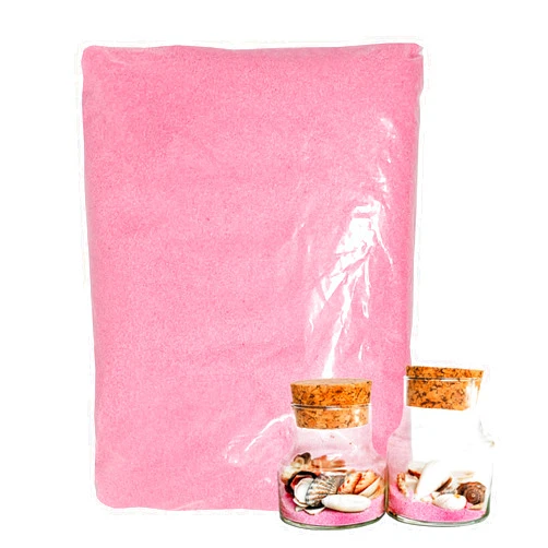 Podzly 5 Pound Decorative Bulk Craft Sand - Perfect for Weddings, Therapy & Creative Crafts - Fine Sand, Non-Toxic & Safe for Kids & Adults - Colorful Play Sand for Outdoor and Home Decor - Pink