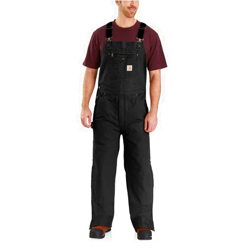 Carhartt Men's Loose Fit Washed Duck Insulated Bib Overall