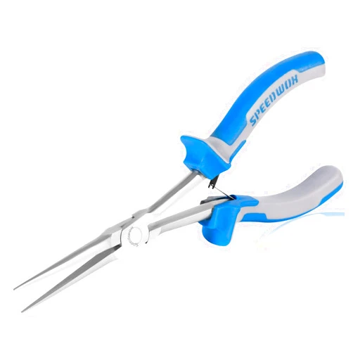SPEEDWOX Long Reach Needle Nose Pliers 7 Inches Slim Extra Long Nose Pliers Mini Precision Wire Looping Fine Pliers for Jewelry Making, Bending Wire and Small Object Gripping, Smooth Jaws