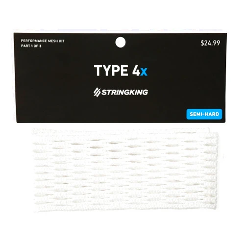 StringKing Type 4X Semi-Hard Lacrosse Mesh Piece