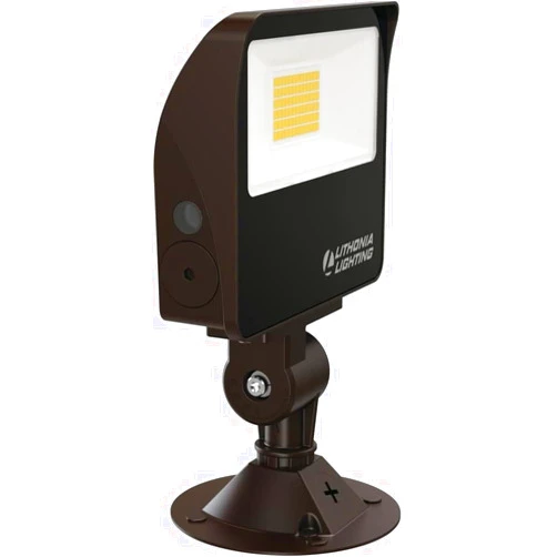 Lithonia Lighting ESXF1 P0 SWW2 THK DDB M2 Outdoor LED Switchable Floodlight, Knuckle Mount, Bronze